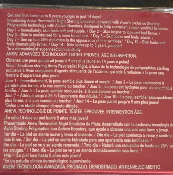 Avon Reversalist Night Sterling Emulsion NEW sealed 1.7fl oz - Picture 3 of 4